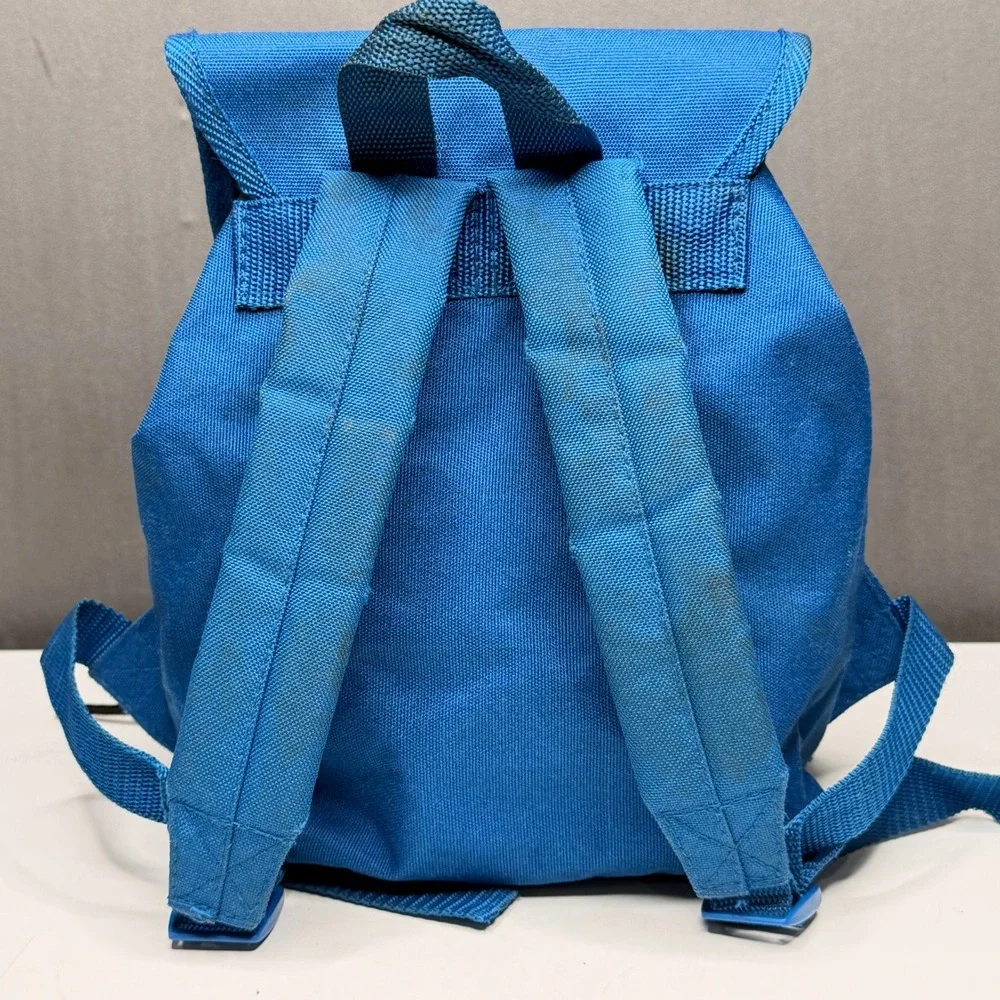 Vtg 90s Disney Winnie The Pooh Kid's Pooh 100 Acre Woods Blue Mini Backpack Bag